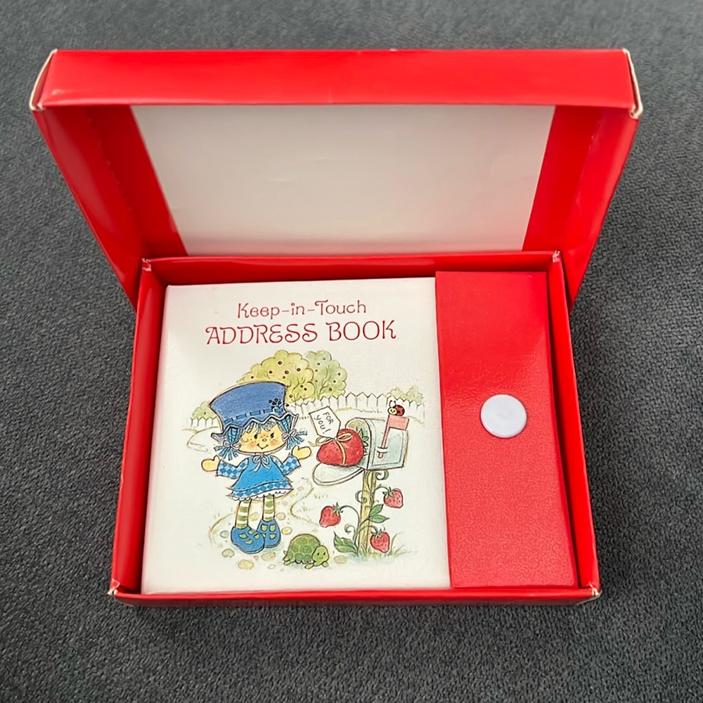 Vintage Strawberry Shortcake Address book.